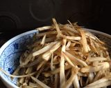 醤油を使わずに【おじゃこの変わり金平】作り方5写真