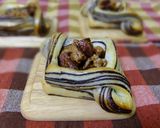 折り込みチョコのキャラメリゼナッツパン♪作り方23写真