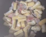 ニンニクパワー！豚バラ大根の炒め煮作り方1写真