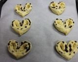 可愛いハート❤チョコ＆アーモンドパン❤作り方23写真
