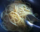 鶏肉とラデイッシュのオイルパスタ作り方6写真