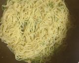 明太オム塩焼きそば作り方2写真