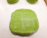パウンド型で焼く 簡単 抹茶山型パン作り方4写真