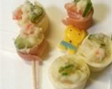 ピンク　no　カップサラダ作り方6写真