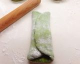 パウンド型で焼く 簡単 抹茶山型パン作り方5写真