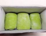 パウンド型で焼く 簡単 抹茶山型パン作り方9写真