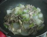 オッサンの肉野菜炒め白だし餡かけ作り方4写真