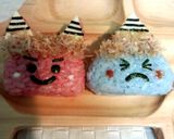 節分☆赤鬼と青鬼٩(๑ÒωÓ๑)۶作り方4写真