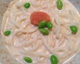 簡単！明太クリームうどん作り方4写真