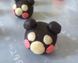 友チョコかわいい♪くまモン♪スノーボール作り方7写真