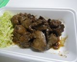 鶏もつ焼きそば作り方2写真