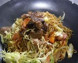 鶏もつ焼きそば作り方3写真