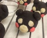 友チョコかわいい♪くまモン♪スノーボール作り方8写真