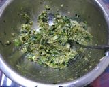 餃子の余った種をアレンジ焼き～ニラ饅頭風作り方1写真