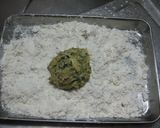餃子の余った種をアレンジ焼き～ニラ饅頭風作り方4写真