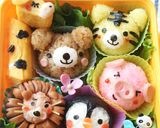 動物いっぱいのお弁当♪ライオン・キリン編作り方6写真