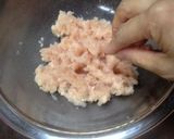 鶏ミンチのしんじょ風 生姜餡かけ作り方4写真