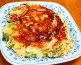 長芋なしでも！ふわふわお好み焼き♡作り方10写真