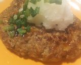 ポン酢で蒸し焼き☆やわらか豆腐ハンバーグ作り方7写真