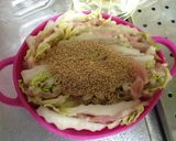 レンジで５分！豚と白菜のミルフィーユ鍋作り方3写真