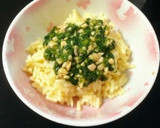 離乳食 小松菜の和風 納豆パスタ♡作り方4写真