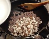 ニラ&椎茸いっぱい麻婆豆腐作り方2写真