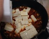ニラ&椎茸いっぱい麻婆豆腐作り方4写真