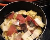 鮭&さつまいも&白菜のクリーム煮作り方2写真