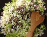 炒めひき肉の餃子(白菜入り)作り方5写真