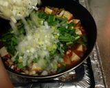 ニラ&椎茸いっぱい麻婆豆腐作り方5写真