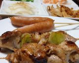 お家で居酒屋気分♪焼き鳥晩御飯作り方7写真
