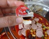 レンジで簡単　トマトキムチスープ作り方2写真