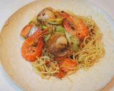 鍋セットで簡単♪豪華海鮮塩焼きそば作り方5写真