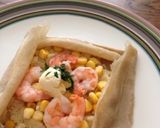 ガレット〜マッシュポテトとコーンとエビ〜作り方6写真