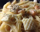簡単シーフードうどん｜オイル＆マスタード作り方7写真
