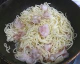広島菜ちりめん焼きそば～つけ麺スタイル～作り方2写真