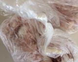 節約☆冷凍焼けお肉のスープ作り方1写真