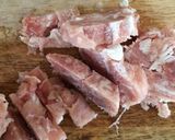 節約☆冷凍焼けお肉のスープ作り方2写真