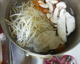 プチッと鍋を使って・餃子スープ作り方2写真