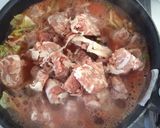 節約☆冷凍焼けお肉のスープ作り方3写真