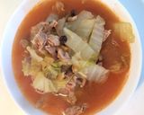 節約☆冷凍焼けお肉のスープ作り方4写真