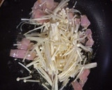 ☆簡単節約☆えのきのベーコンバター炒め☆作り方5写真