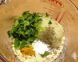 北インドの朝食クレープ：ひよこ豆のチーラ作り方3写真
