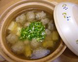やわらか団子とごぼうのスープ作り方4写真