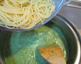 濃厚～☆ほうれん草のクリームパスタ☆作り方5写真