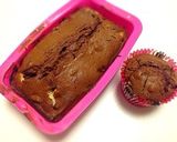 リンゴ&クリームチーズ・チョコケーキ作り方6写真