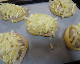 手ごね*ふんわり♡ハムチーズマヨパン作り方13写真