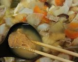 寒い日の☆コクうま豚汁うどん作り方10写真