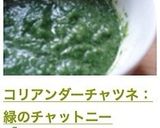 コリアンダーチャツネ：緑のチャットニー作り方5写真