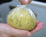 半熟煮たまごでばくだんカレーおにぎり作り方4写真